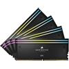 CORSAIR DOMINATOR TITANIUM RGB DDR5 RAM 64GB (4x16GB) DDR5 Fino a 6400MHz CL32 Intel XMP iCUE Compatibile Per Computer - Nero (CMP64GX5M4B6400C32)
