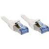 Lindy Cavo Patch Cat.6A S/FTP PIMF Privo di Alogeni Bianco, 1,5m