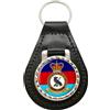 Family-crests Centro Di Guerra Elettronica Di Difesa, Portachiavi In Pelle Del Regno Unito