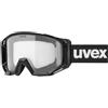 Uvex athletic - maschera da sci per adulti - categoria di filtro 0 - privo di appannamenti - black matt SL clear - one size