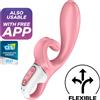 SATISFYER CONNECT SATISFYER - HUG ME VIBRADOR RABBIT APP ROSA