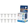 Velamp 10 Lampadine LED GU10, 6Watt Pari ad alogene da 42Watt, 490 lumen, Luce Bianca Fredda 6500K, Angolo del Fascio di 110 Gradi, Lampadina LED Non Dimmerabile