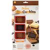 Decora 0255156 Set CiocCookies per Gallette Al Cioccolato Classic, In Plastica, Per Realizzare in Modo Semplice delle Gallette con una Placchetta Di Cioccolato Personalizzata. Confezione Da 2 Pezzi.