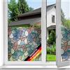 d-c-fix pellicola per finestra Static Lisboa Spring 45 cm x 1,5 m | pellicola statica oscurante con motivo moderno per superfici in vetro aderente, opaca, decorativa