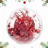 AGM 10 CM/20 Pezzi Trasparenti Palline di Natale Pallina Trasparente da Riempire Palline Sfere Apribili da Riempire Decorazione Natale per Albero Natale Addobbi per Matrimonio, Battesimo