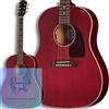Gibson Chitarra acustica elettrica Gibson J-45 Special Satin Wine Red