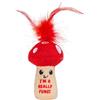 Catstages A Really Fungi Cat Kicker Toy with Catnip and Dental Mesh, Mushroom Shape