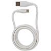 TM Electron cxu201215 - Cavo USB tipo C a USB 2.0 per ricarica e trasmissione dati rapida, 1.5 metri, colore: bianco