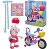 Peppa Pig Ready, Pedal, Go Peppa - Personaggio interattivo con bicicletta
