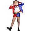 Batman Costume harley quinn bambina originale dai 10 anni - suicide squad warner bros