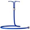 RESTMO Irrigatore di nebulizzazione da 180 cm, con 4 ugelli per terrazza | Copertura a 360°, 3/4 BSP, regolabile in altezza, risparmio idrico, per piscina, serra e esterni, nebulizzazione