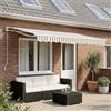 Kaloriko Telo di ricambio per tenda da sole estensibile con protezione UV resistente alle intemperie per balcone, terrazza e giardino, compatibile con tende retrattili e motorizzate