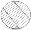 txuzong Griglia in Acciaio Inox, Diametro 30 cm, griglia Rotonda in Acciaio Inox, griglia di Ricambio Argentata, per Campeggio e Picnic