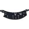 CYRENT Contrabbasso per ponte Righello Full Size Liutaio Strumento Contrabbasso | Ideale per violoncello 3/4, per il posizionamento del ponte, raschiare la tastiera, marcature di facile lettura