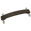 Fender Parafango 099-0946-000 Vintage Pure Dog Bone maniglia amplificatore, Molded Black, 2-Screw Mount