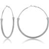 U7 Orecchini Donna a Cerchio 20-80mm in Acciaio/Oro/Nero | Orecchini a Cerchio Donna Acciaio Inossidabile Ipoallergenico Colore Argento/Oro/Nero Stile Minimalismo Regalo Donna