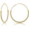 U7 Orecchini Donna a Cerchio 20-80mm in Acciaio/Oro/Nero | Orecchini a Cerchio Donna Acciaio Inossidabile Ipoallergenico Colore Argento/Oro/Nero Stile Minimalismo Regalo Donna