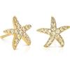 Zavana Orecchini Donna Stella Marina con Zirconi 14 mm