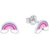 Prinzessin Lillifee Principessa Lillifee - Orecchini da Ragazza in Argento 925 - Orecchino a Perno Arcobaleno - PLI-E0002