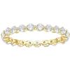 Grewod Anello Donna Argento 925 Misura 7-27, Eternity da 2.5mm con Zirconi Rotondi Bianchi, Gioielli Anello con Pietra