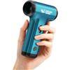 Smiling Shark Ventilatore a Mano, JF01-EU Motore Brushless 130000RPM Ventilatore Turbo Portatile, Velocità Libera Soffiatore ad Aria Compressa con Luce LED per Cooling/Pulizia/Camping/Esterno
