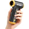 Smiling Shark Ventilatore a Mano, JF01-EU Motore Brushless 130000RPM Ventilatore Turbo Portatile, Velocità Libera Soffiatore ad Aria Compressa con Luce LED per Cooling/Pulizia/Camping/Esterno
