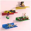 Noideeer Confezione da 8 mensole galleggianti da parete compatibili con | 12,7 x 14 cm, borchie bifacciali 16 x 17, compatibili con mattoncini Lego, conservazione e visualizzazione di mattoni