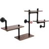 HPDTZ Mensola da parete in ferro MDF, 130 x 20 x 58 cm, per cucina