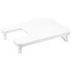 Outanaya Piano Prolunga per Macchina da Cucire, 505, Bianco Pieghevole | ABS, Superficie Piana e Base Stabile, 35x25x7,5cm, per Cucito, Telai da Lavoro e Controllo Tessuto
