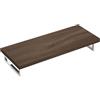 doporro Consolle Bagno Sospesa 50x120 cm per Lavabo da Appoggio con Staffe | Marrone, Struttura in Legno, Platte01 F034