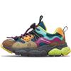 Flower Mountain Yamano Bimbo Sneakers Outdoor in Suede e Tessuto Brown Senape Green
