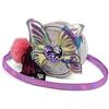 Oh My Pop! Wings-Borsa a Tracolla Rotonda Piccola, Argento, 12.5 x 12.5 cm