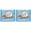RITTER SPORT Cocco, Tavoletta di Cioccolato al Latte Ripieno di Cocco, Cacao 100% Certificato Sostenibile, 100g (Confezione da 2)