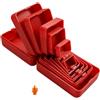 Generico Multi-Layer Nesting Surprise Gift Middle Finger, 3D Printed Box Inside a Box, Creative Novelty Reusable Prank Container, Stackable Puzzle Reveal Unboxing for Birthday, Christmas & Gag Gifts (Red)