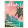 MyPuzzle.com MyPuzzle Miami, FL: South Beach, Vintage Poster - Premium 1000 Pezzi Puzzle - MyPuzzle Collezione speciale di Anderson Design Group