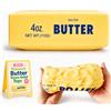 Siebkorb Crunchy Butter Squishy ASMR Antistress, Pallina Antistress a Forma di Butter Realistica Fatta a Mano con Perline, Squishy Sensoriale da Schiacciare per Adulti, Ufficio e Relax (Butter-giallo)