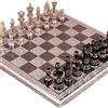 Fasherati Set di scacchiere di lusso in metallo ottone (dimensioni: 30 cm x 30 cm)