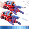 JONEG Giocattoli per bambini di 3-8 anni: 2 pezzi Spider Web Shooters per bambini ragazzi ragazze giocattoli età 3 4 5 6 7 8 9 10 anni regali Spider Launcher giocattoli da polso set per ragazzi