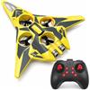 Holyton Drone Caccia RC J50 per Bambini 8-12 Anni, Aereo con Luci, 2 Batterie | Elicottero RC con Volo Stabile Ottico, Volo Circolare a 360°, Flip 3D, Facile da Pilotare, Regalo per Bambini e Bambine