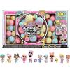 L.O.L. Surprise! Mega Ball Magic - 12 Bambole collezionabili, più di 60 sorprese, 4 esperienze di unboxing - Squish Sand, Bubbles, Gel Crush, Shell Smash - Moda Mix And Match - età 3+