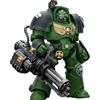 JOYTOY Warhammer 40K 1/18 Action Figure Salamandre Terminator 3 con pugno di potenza e cannone d'assalto 14 cm modello da collezione Regali di compleanno Modello serie Warhammer