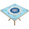 Generico Tappetino Mahjong Americano 80 x 80 cm Antiscivolo Fonoassorbente Con Le | Tappeto Da Mahjong Americano Per Centro Comunitario Casa Di Riposo Festival Incontri Viaggi E Principianti