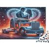 6N2X9A4S Coppia Romantica Camion Puzzle 1000 Pezzi Carta per Adulti Notte Sognante Gioco di Puzzle 1000 Pezzi Relax Famiglia Regalo Decorazione 38x26cm/1000pcs