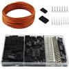 GTIWUNG 540 Pezzi Universale Servo Cavo Connettore Maschio e Femmina, RC Servo Spine Connettore per Jr Hitec Futaba, con Cavo Servo da 5 Metri