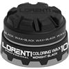 LORENTI TOKYO & SEOUL Color Hair Wax nera n. 10, 150 ml, cera gel con effetto bagnato, cera per capelli con colore e lucentezza, gel per capelli da uomo, colore nero