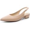 DREAM PAIRS Scarpe da donna con tacco basso | Scarpe comode da 2,8 cm per il lavoro quotidiano, scarpe décolleté a punta chiusa con fionda sul retro