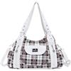 Angel Kiss Hobo, borsa da donna spaziosa a tracolla con tasche multiple, in similpelle, Bianco (Bb Ak812-5g#1894#87#bianco/bianco), Large