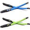 HKUCO Gambe di ricambio in gomma trasparente per telaio nero Oakley Crosslink Sweep/Switch Montatura per occhiali