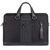 PIQUADRO - Borsa da lavoro - Porta PC 15,6 - In Pelle e Tessuto - Uomo