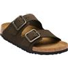 Birkenstock Arizona Wire Buckle in Nabuck Mocca da Uomo 1032764 Mocca 42